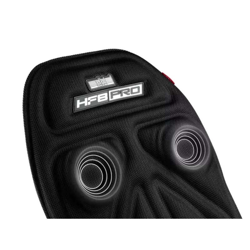 Next Level Racing HF8 PRO Haptic Feedback Black – haptinio grįžtamojo ryšio pagalvėlė lenktynėms