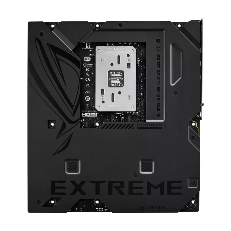 Motininė plokštė ASUS ROG CROSSHAIR X870E EXTREME — AMD X870E, Socket AM5, Extended ATX, DDR5, 4 DIMM, Wi‑Fi 7, 5 Gb LAN, 5x M.2
