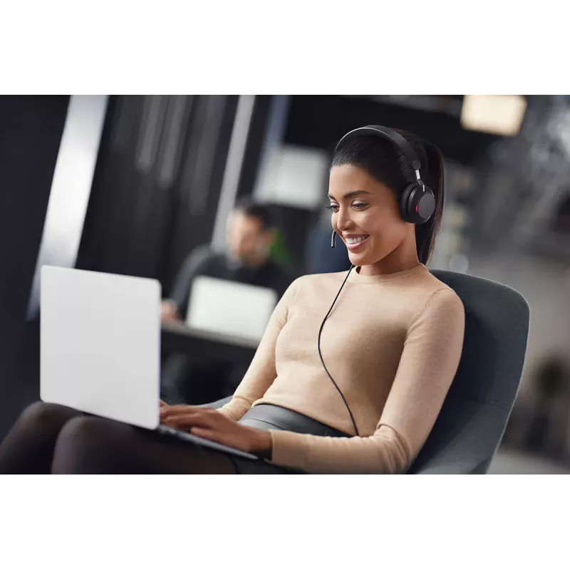 Jabra Evolve2 40 SE Ausinės Laidinės Antgalvinės Skambučiams/Muzikai USB Type-C / USB Type-A Juodos