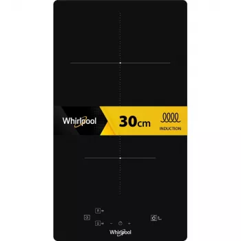 Whirlpool WS Q0530 NE juoda įmontuojama 28 cm zonos indukcinė kaitlentė (2 zonos)