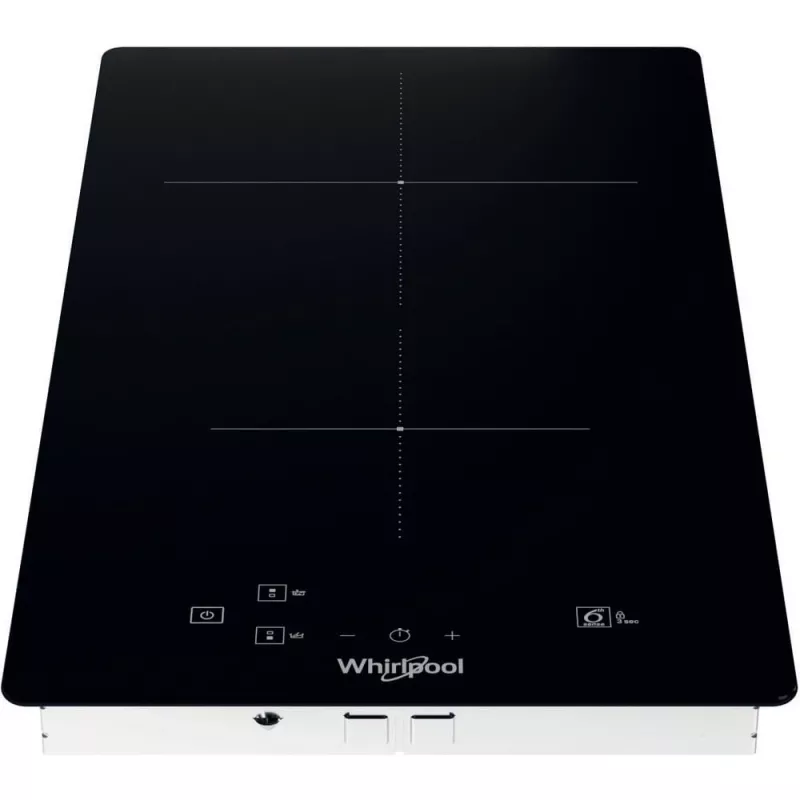 Whirlpool WS Q0530 NE juoda įmontuojama 28 cm zonos indukcinė kaitlentė (2 zonos)