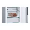 Šaldytuvas-šaldiklis Bosch Serie 6 KGE49AICA, laisvai pastatomas, nerūdijantis plienas, 419 L (302 L šaldytuvas / 117 L šaldiklis), aukštis 2010 mm