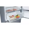 Šaldytuvas-šaldiklis Bosch Serie 6 KGE49AICA, laisvai pastatomas, nerūdijantis plienas, 419 L (302 L šaldytuvas / 117 L šaldiklis), aukštis 2010 mm
