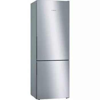Šaldytuvas-šaldiklis Bosch Serie 6 KGE49AICA, laisvai pastatomas, nerūdijantis plienas, 419 L (302 L šaldytuvas / 117 L šaldiklis), aukštis 2010 mm