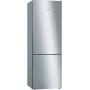 Šaldytuvas-šaldiklis Bosch Serie 6 KGE49AICA, laisvai pastatomas, nerūdijantis plienas, 419 L (302 L šaldytuvas / 117 L šaldiklis), aukštis 2010 mm