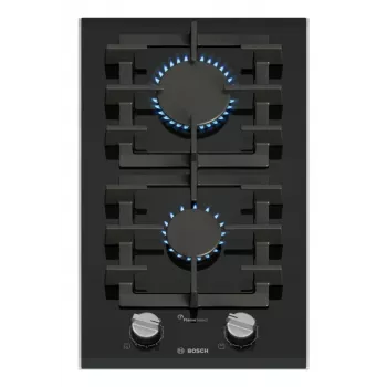 Bosch Serie 8 PRB3A6I40 įmontuojama dujinė kaitlentė, juoda, 30 cm, 2 zonos
