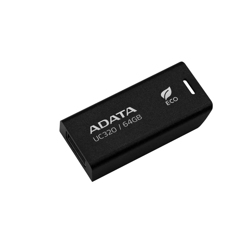 ADATA UC320 USB atmintukas 64 GB USB Type-A 3.2 Gen 1 (3.1 Gen 1) Juoda
