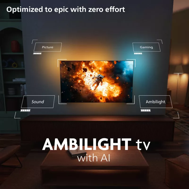 Philips 55OLED910/12 televizorius 139,7 cm (55 col.) 4K Ultra HD Smart TV Wi-Fi Metalinė