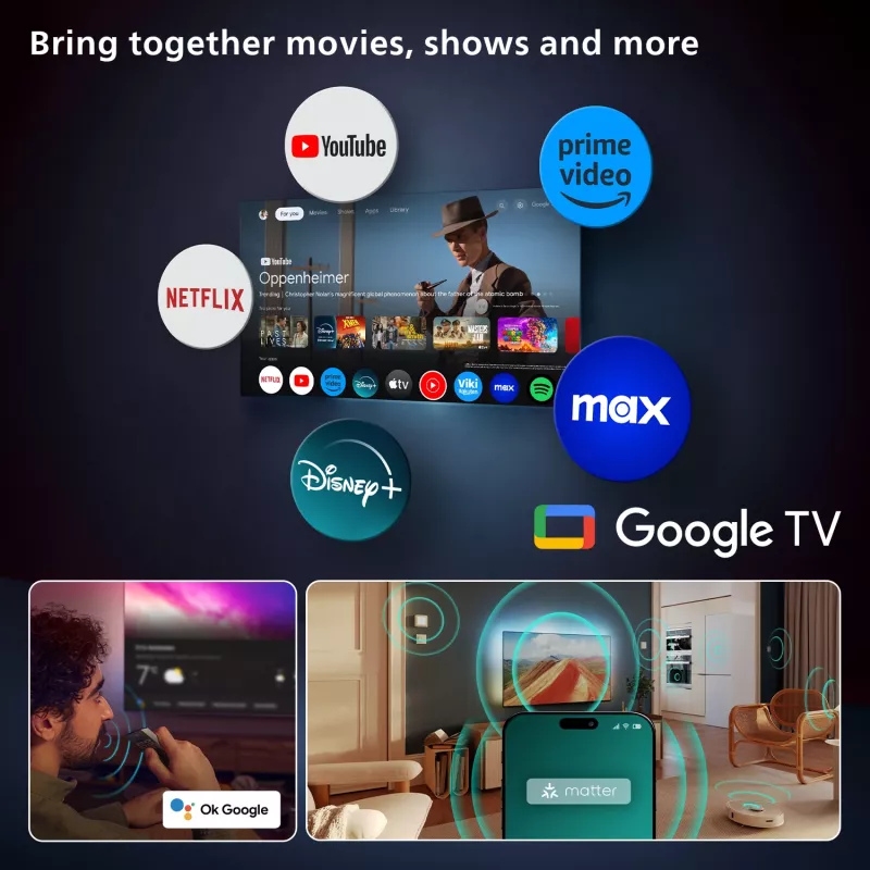Philips 55OLED910/12 televizorius 139,7 cm (55 col.) 4K Ultra HD Smart TV Wi-Fi Metalinė