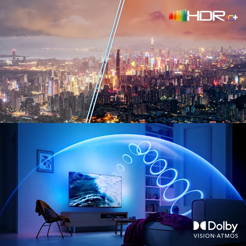 Philips 55OLED910/12 televizorius 139,7 cm (55 col.) 4K Ultra HD Smart TV Wi-Fi Metalinė