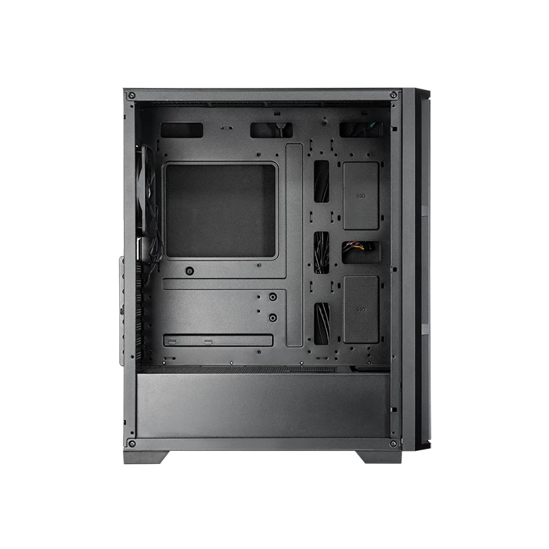 Kompiuterio korpusas Chieftec AS-02B-OP Midi Tower juodas