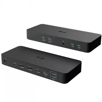 i-tec USB-C išmanusis dokas trims monitoriams + 100 W maitinimas