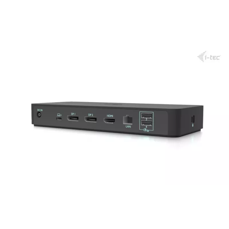 i-tec USB-C išmanusis dokas trims monitoriams + 100 W maitinimas