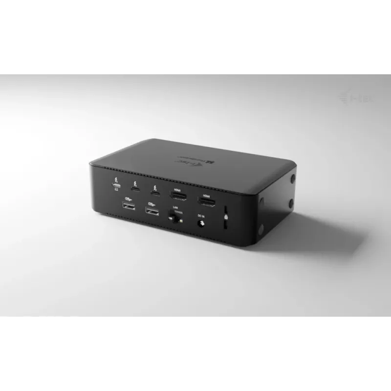 i-tec Thunderbolt5 Quattro Display Docking stotelė, 5x USB, 2,5 GLAN + Power Delivery 140W