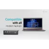 i-tec Thunderbolt5 Quattro Display Docking stotelė, 5x USB, 2,5 GLAN + Power Delivery 140W