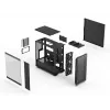 PC korpusas Fractal Design Epoch Black TG RGB Light Tint Midi Tower Juodas