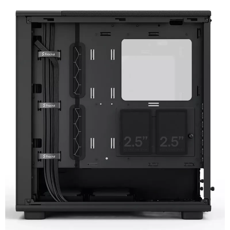 PC korpusas Fractal Design Epoch Black TG RGB Light Tint Midi Tower Juodas