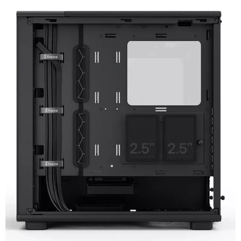 PC korpusas Fractal Design Epoch Black TG RGB Light Tint Midi Tower Juodas