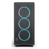 PC korpusas Fractal Design Epoch Black TG RGB Light Tint Midi Tower Juodas