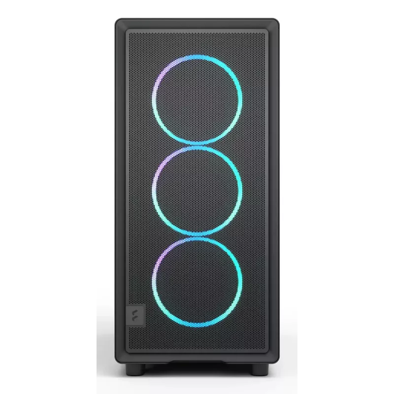PC korpusas Fractal Design Epoch Black TG RGB Light Tint Midi Tower Juodas