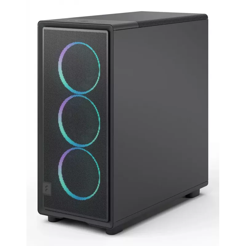 PC korpusas Fractal Design Epoch Black TG RGB Light Tint Midi Tower Juodas