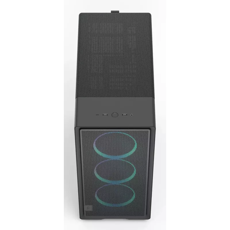 PC korpusas Fractal Design Epoch Black TG RGB Light Tint Midi Tower Juodas