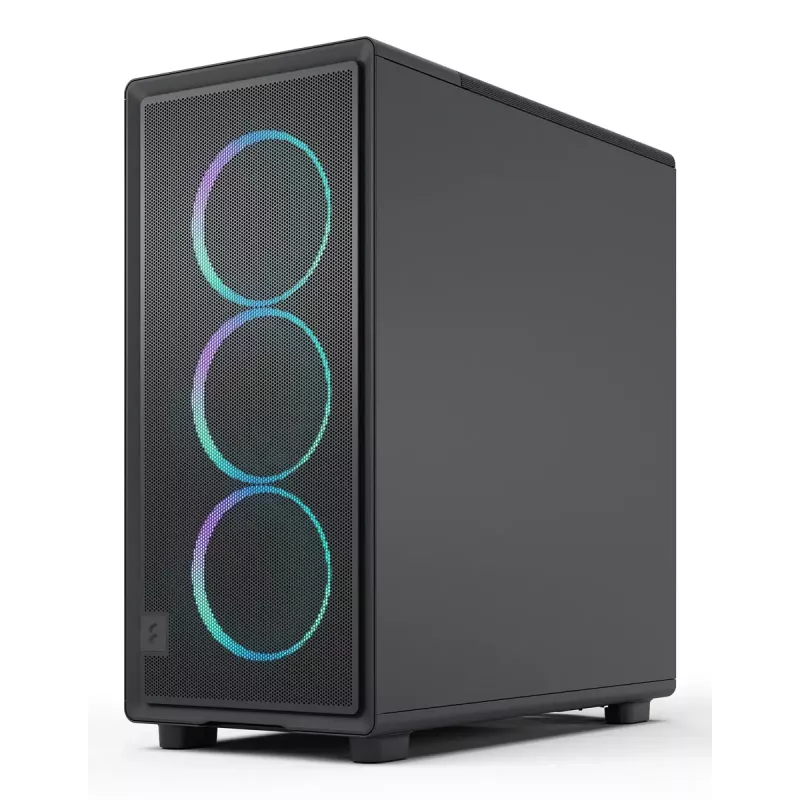 PC korpusas Fractal Design Epoch Black TG RGB Light Tint Midi Tower Juodas