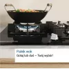 Bosch Serie 6 PCQ7A5I90 dujinė kaitlentė nerūdijančio plieno įmontuojama 75 cm 5 zonos