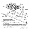 Bosch Serie 6 PCQ7A5I90 dujinė kaitlentė nerūdijančio plieno įmontuojama 75 cm 5 zonos