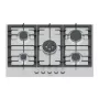 Bosch Serie 6 PCQ7A5I90 dujinė kaitlentė nerūdijančio plieno įmontuojama 75 cm 5 zonos