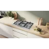 Bosch Serie 4 PGQ7B5K90 dujinė kaitlentė nerūdijančio plieno įmontuojama 75 cm 5 zonos