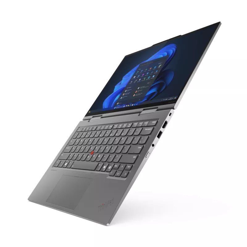 Lenovo ThinkPad X1 2-in-1 Gen 10 Aura Edition Intel Core Ultra 7 255H hibridinis nešiojamas kompiuteris 35,6 cm (14 colių) liečiamuoju 2,8K ekranu 32 GB LPDDR5x-SDRAM 1 TB SSD Wi-Fi 6E (802.11ax) Windows 11 Pro pilka