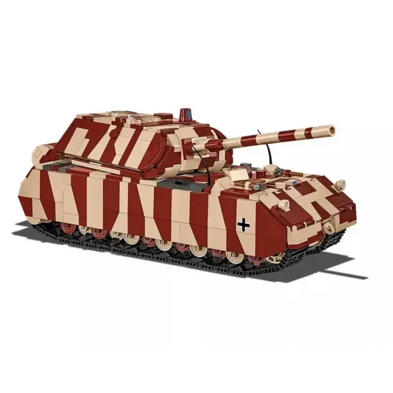Cobi konstravimo blokeliai Panzer VIII Maus modelio rinkinys 1:35 COBI-3138, detali karinės transporto priemonės replika