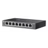 TP-Link Omada ES208G tinklo jungiklis valdomas L2 Gigabit Ethernet (10/100/1000) Juodas