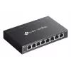 TP-Link Omada ES208G tinklo jungiklis valdomas L2 Gigabit Ethernet (10/100/1000) Juodas