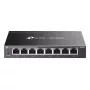 TP-Link Omada ES208G tinklo jungiklis valdomas L2 Gigabit Ethernet (10/100/1000) Juodas