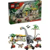 LEGO Jurassic World rinkinys 76973 — Raptorius ir Titanozauras su 3 figūrėlėmis, 582 dalys, nuo 7 metų