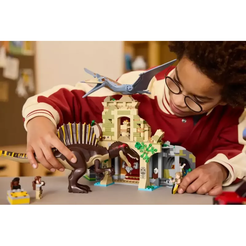 LEGO Jurassic World Oro misija su Kecalkoatlu ir Spinozauru 76976 — 984 detalės, 4 minifigūrėlės, nuo 8 metų