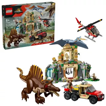 LEGO Jurassic World Oro misija su Kecalkoatlu ir Spinozauru 76976 — 984 detalės, 4 minifigūrėlės, nuo 8 metų