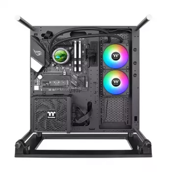 Skysčio aušinimo komplektas Thermaltake CL-W414-PL12SW-A 12 cm Juoda