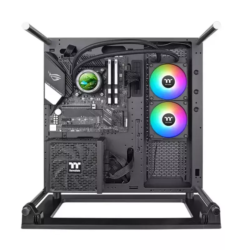 Skysčio aušinimo komplektas Thermaltake CL-W414-PL12SW-A 12 cm Juoda