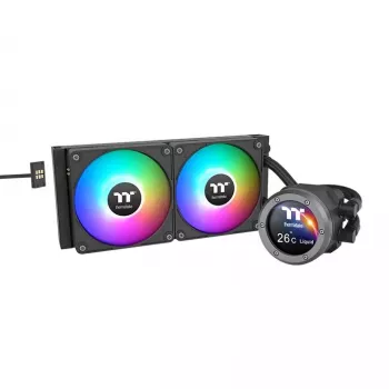 Skysčio aušinimo komplektas Thermaltake CL-W414-PL12SW-A 12 cm Juoda