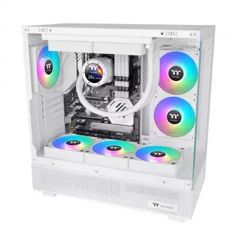 Ventiliatorių rinkinys Thermaltake CT120 EX ARGB Sync White 3 vnt.