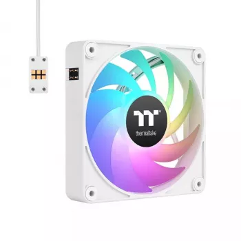 Ventiliatorių rinkinys Thermaltake CT120 EX ARGB Sync White 3 vnt.