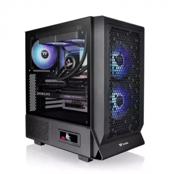 PC korpusas Thermaltake Ceres 330 TG Midi Tower Juodas
