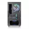 PC korpusas Thermaltake Versa H16 TG ARGB Micro Tower juodas