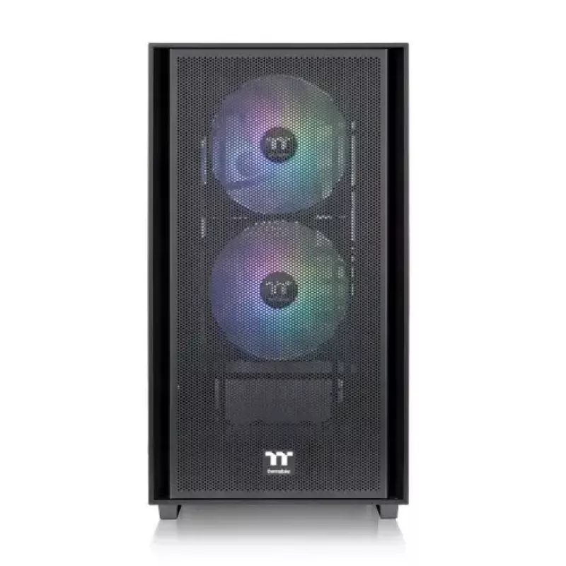 PC korpusas Thermaltake Versa H16 TG ARGB Micro Tower juodas