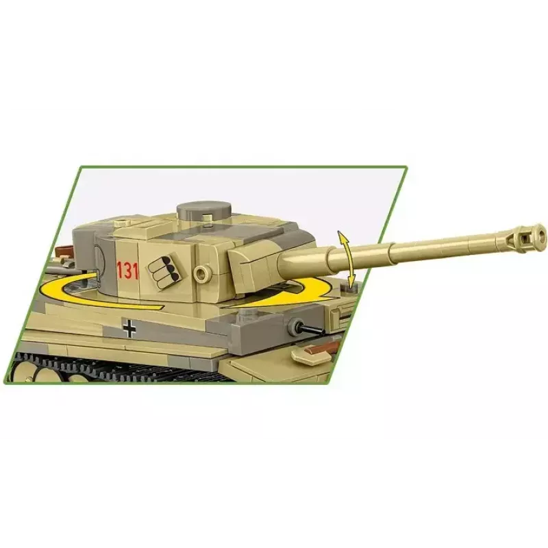 Konstruktorius Cobi Panzer VI Tiger I 442 dalys modelis COIB-2734