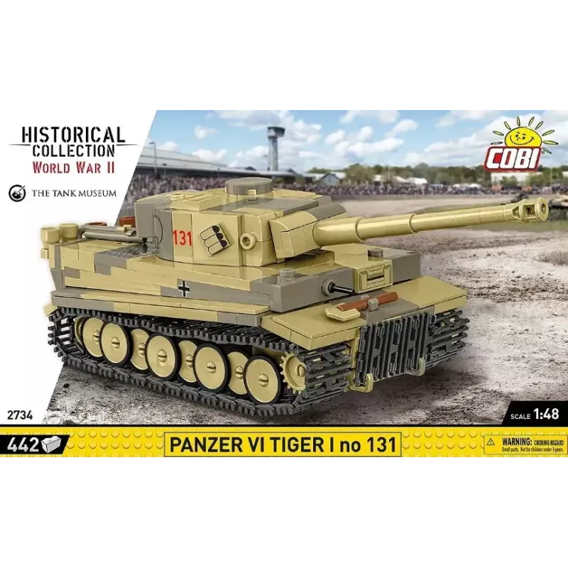 Konstruktorius Cobi Panzer VI Tiger I 442 dalys modelis COIB-2734
