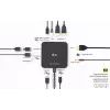 USB-C DisplayPort į dvigubą HDMI adapteris ITEC C31TRIPLEVIDEODPPRO 4K 60Hz, 100W galios tiekimas
